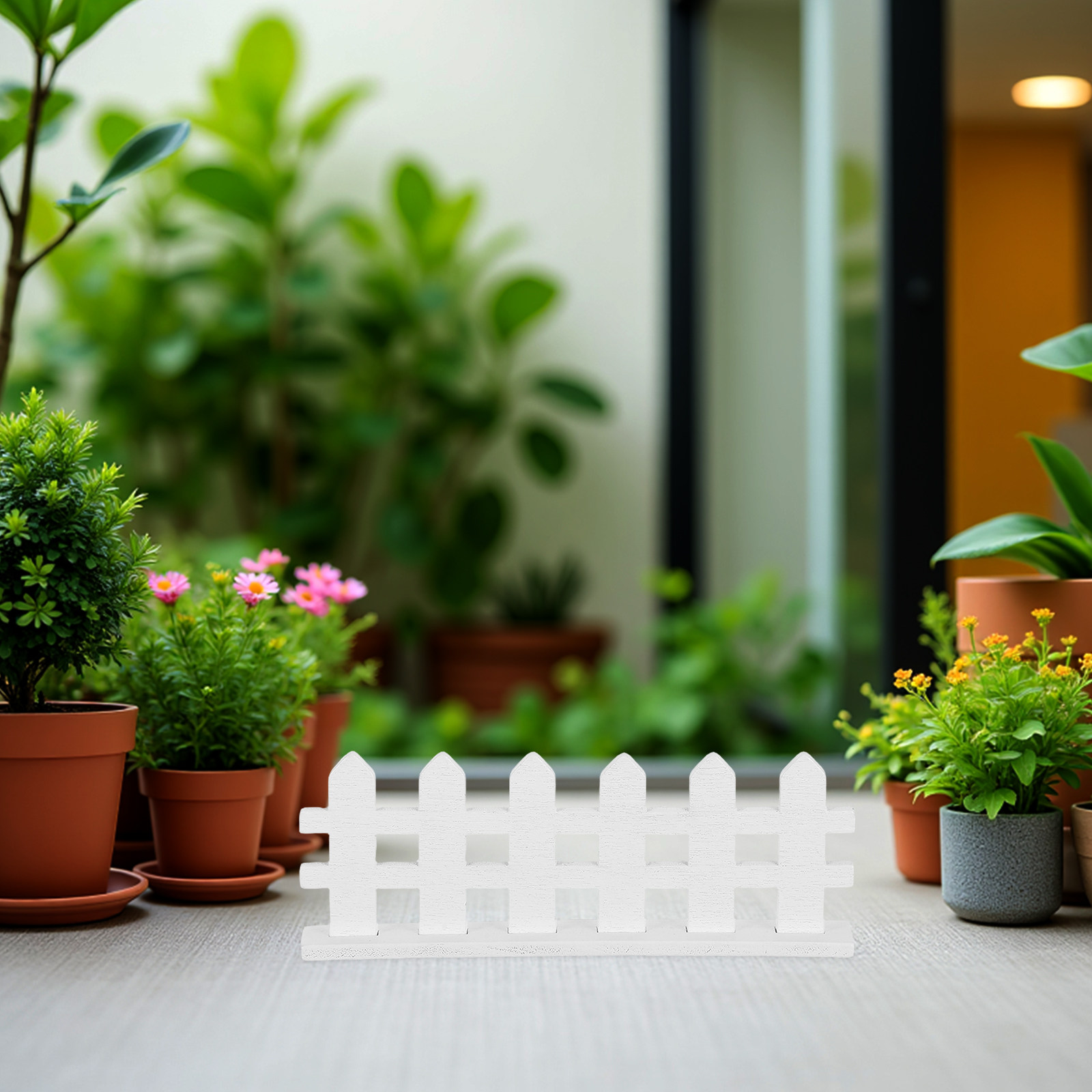 12개입 미니어처 나무 울타리, 흰색 격자 디자인, 요 - Bonsai Garden Landscape Design 리뷰 및 가격